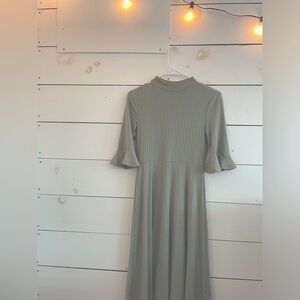 Ribbed Midi Dress
